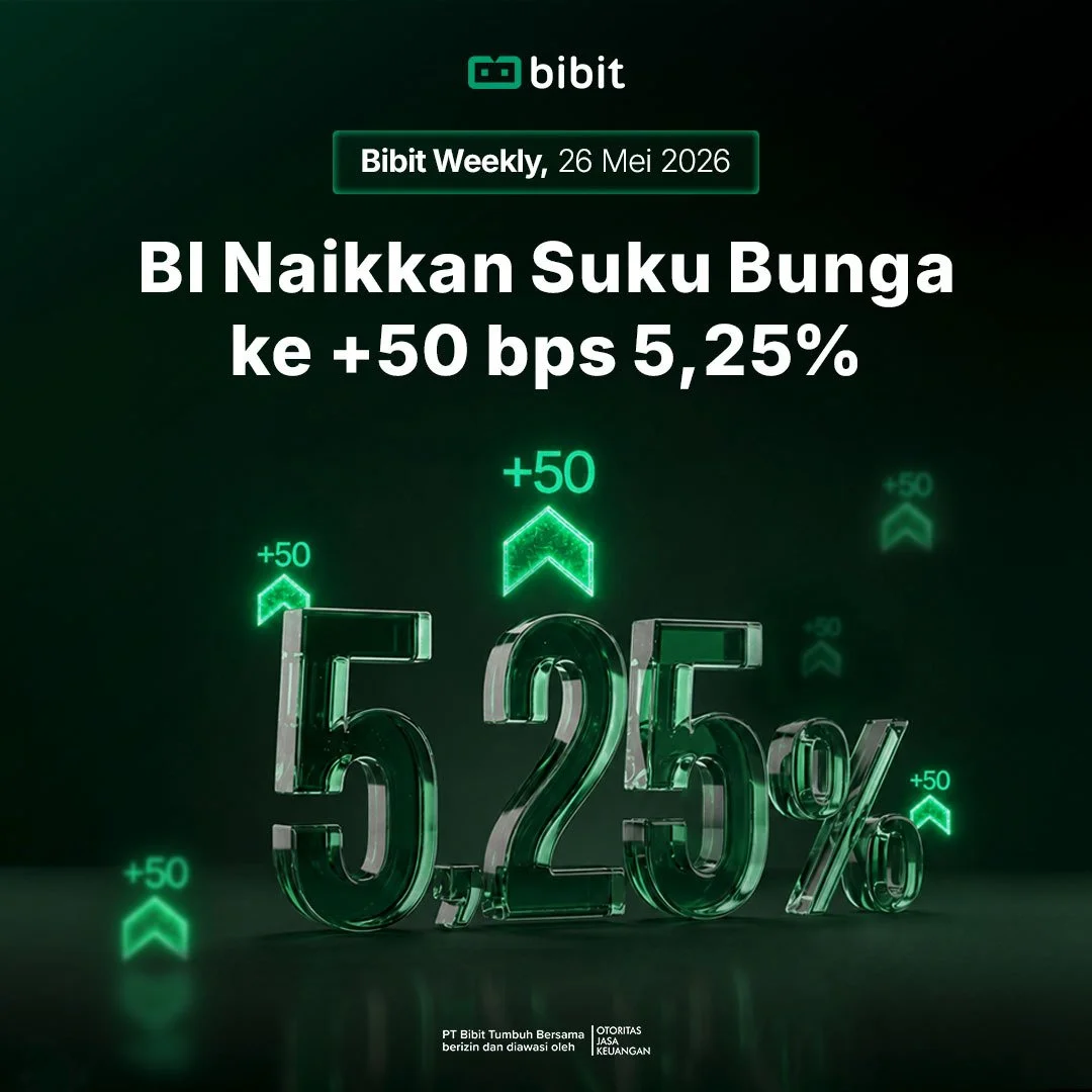 Bibit Weekly – BI Naikkan Suku Bunga +50 bps ke 5,25%